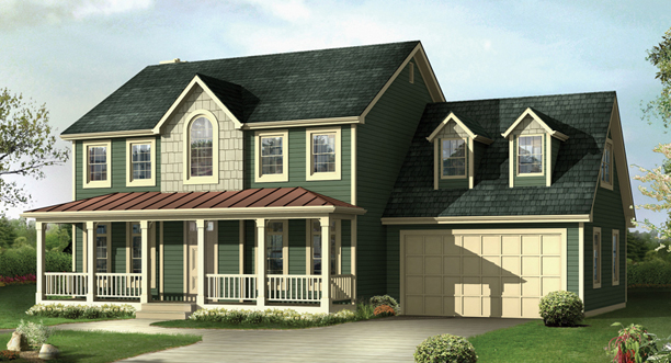 Front Rendering image of DURHAM House Plan